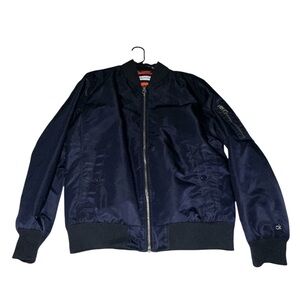 Calvin Klein Navy Bomber Jacket for Men